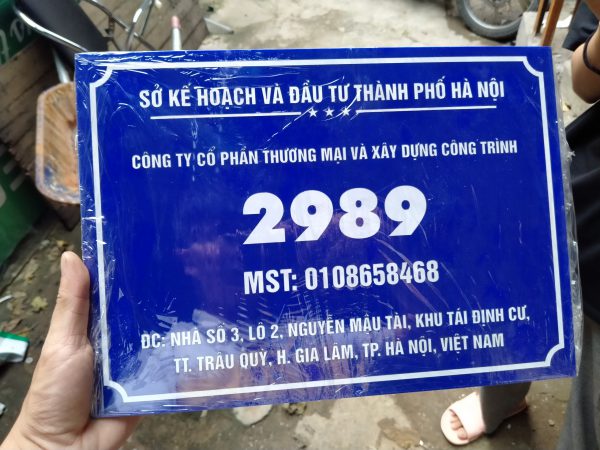 Biển Công Ty Mica Biển Công Ty Mica