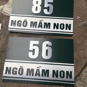 Biển số nhà alu dán nổi